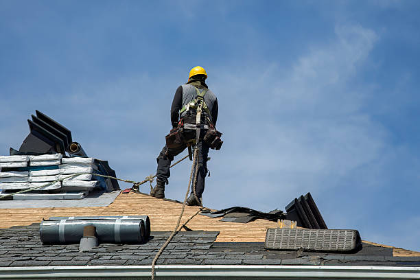 Professional Gutter Installation technician working in West Sacramento, CA